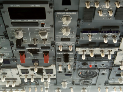 B737 Cockpit Upper Panel Switches by Daiji Kemmochi Pricing Limited Edition Print image