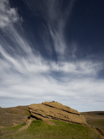 Rock And Cloud Formation In Reykjanes, Iceland by Atli Mar Hafsteinsson Pricing Limited Edition Print image