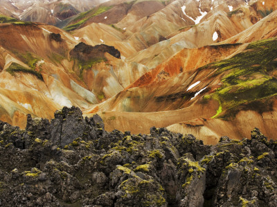 Landscape By Landmannalaugar, Iceland by Gunnar Svanberg Skulasson Pricing Limited Edition Print image