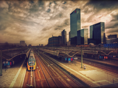 Rotterdam Central Train Station by Joep Roosen Pricing Limited Edition Print image