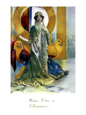 La Belle Otero In 'L'imperatrice', Paris Olympia, 1900 by Hugh Thomson Pricing Limited Edition Print image