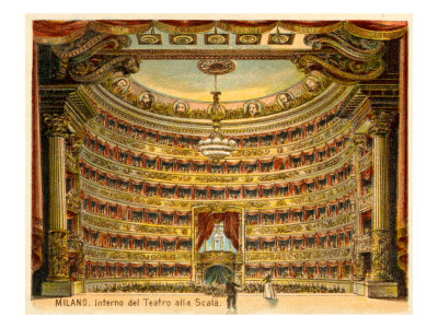 Teatro Alla Scala In Milan by Byam Shaw Pricing Limited Edition Print image
