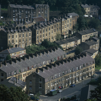 Terraced Houses, Hebden Bridge, Yorkshire, England by Joe Cornish Pricing Limited Edition Print image