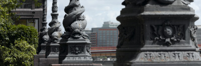 Sturgeon Lamposts, London, Architect: George Vulliamy by Richard Bryant Pricing Limited Edition Print image