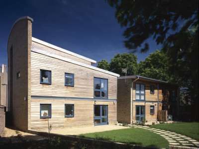 Romford Road, Keyworker Social Housing, Architect: Stock Woolstencroft by Benedict Luxmoore Pricing Limited Edition Print image