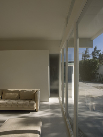 Alexander Steel Frame House, Palm Springs (1960-2) Living Room, Architect: Donald Wexler by Alan Weintraub Pricing Limited Edition Print image