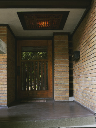 Harry S, Adams House (1913) Oak Park, Illinois - Usa, Architect: Frank Lloyd Wright by Alan Weintraub Pricing Limited Edition Print image