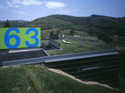 D2 Houses, Plentzia, Bilbao, 2001 - 2003, No, 63 Garage And Grass Roof, Architect: Av62 by Eugeni Pons Pricing Limited Edition Print image