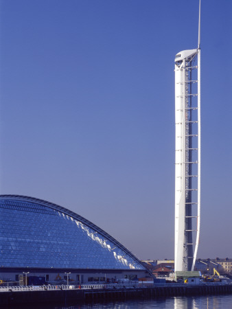 Glasgow Science Centre By Building Design Partnership With Tower By Richard Horden by David Churchill Pricing Limited Edition Print image