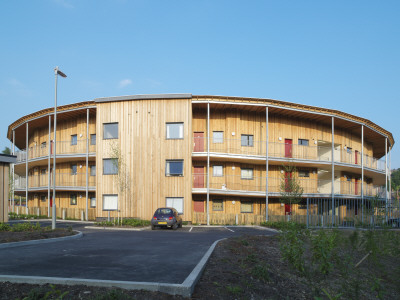 Housing Development Huddersfield, Architect: Cartwright Pickard by Diane Auckland Pricing Limited Edition Print image