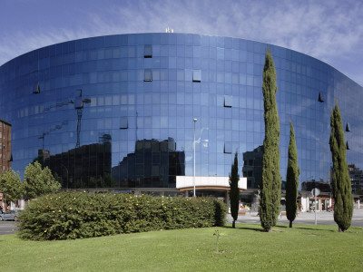 Europe Building - Edificio Europa (Landscape), Leon, Spain by David Borland Pricing Limited Edition Print image