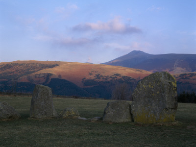 Castlerigg Stone Circle At Dusk, Cumbria, Near Keswick by Colin Dixon Pricing Limited Edition Print image