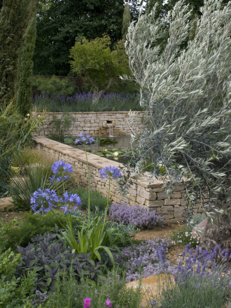 Dorset Water Lily Garden - Romantic Touch, 2008 Hampton Court Flower Show, England by G Jackson Pricing Limited Edition Print image