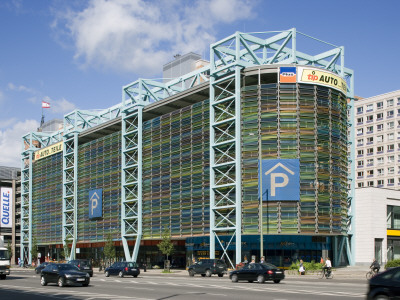 Colourful Multi-Storey Car Park, Berlin by G Jackson Pricing Limited Edition Print image