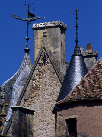 Aynay-Le-Vieil - Detail Of Chateau Turrets, Berry by Joe Cornish Pricing Limited Edition Print image