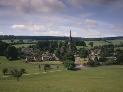 Edensor Village, Chatsworth Estate, Derbyshire, England by Mark Fiennes Pricing Limited Edition Print image