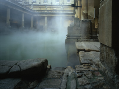 Roman Baths, Bath, Somerset by John Edward Linden Pricing Limited Edition Print image