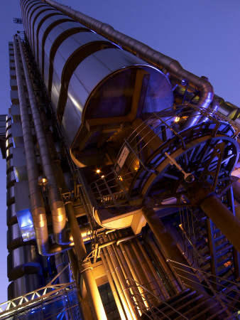 Lloyds Of London At Night Based In The City Of London by Mark Bury Pricing Limited Edition Print image