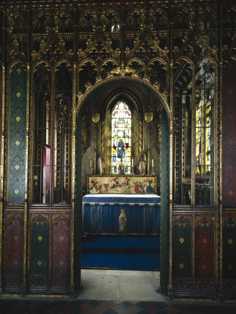 The Lady Chapel, Church Of St Barnabas, Pimlico, London, 1847-50, Architect: Thomas Cundy 1790-1867 by Mark Fiennes Pricing Limited Edition Print image