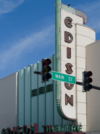 Fort Myers, Florida - Edison Theatre Built 1920 by Natalie Tepper Pricing Limited Edition Print image