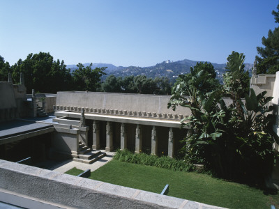 The Hollyhock House / Aline Barnsdall House, Hollywood Boulevard, Los Angeles, Frank Lloyd Wright by Natalie Tepper Pricing Limited Edition Print image