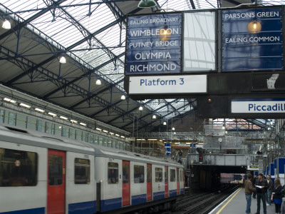 Earl's Court Underground Station, Earl's Court, London by Natalie Tepper Pricing Limited Edition Print image