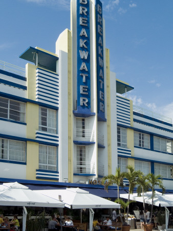 South Bach, Breakwater Hotel, Miami Beach, Florida - Built 1939 by Natalie Tepper Pricing Limited Edition Print image