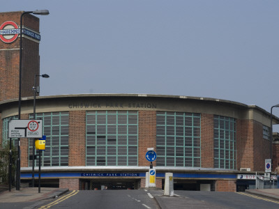 Chiswick Park Underground Station, Chiswick, London by Natalie Tepper Pricing Limited Edition Print image