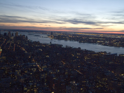 Dusk View Of New York City, Ny by Natalie Tepper Pricing Limited Edition Print image