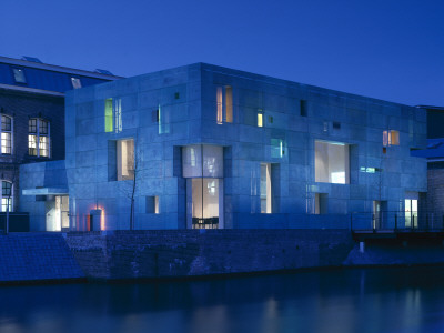 Exterior View Of Amsterdam Pavilion, Netherlands (Het Oosten Pavilion), Architect: Steven Holl by Nicholas Kane Pricing Limited Edition Print image