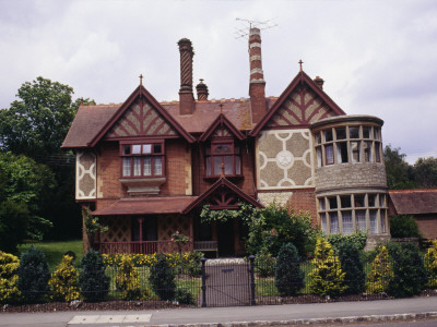 Estate House On The Rothschild, Waddeson Estate, Waddesdon, Buckinghamshire, 1880?S by Philippa Lewis Pricing Limited Edition Print image