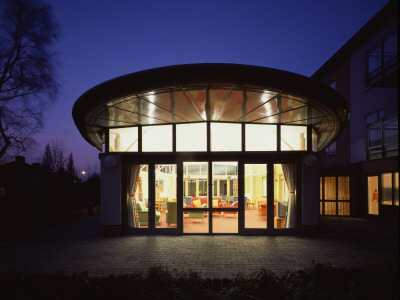 Newcroft House, London, Communal Room Dusk, Shepheard Epstein Hunter Architects by Peter Durant Pricing Limited Edition Print image