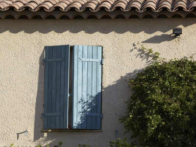 La Mas, Modern Traditional Style Provencal House, Window Detail, Architect: Chris Rudolf by Richard Bryant Pricing Limited Edition Print image