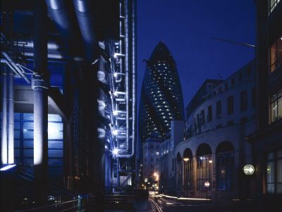 The Gherkin, City Of London, 1997 - 2004, Lloyds By Richard Rogers, Architect: Foster And Partners by Richard Bryant Pricing Limited Edition Print image