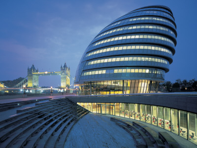 City Hall Gla, London, Daytime Exterior 1999-2002, Architect: Sir Norman Foster And Partners by Peter Durant Pricing Limited Edition Print image