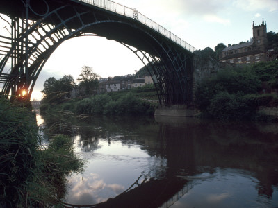 Iron Bridge, Coalbrookdale, Shropshire, Architect: Thomas F Pritchard Abraham Darby Iii by Richard Waite Pricing Limited Edition Print image