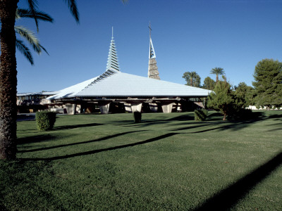 First Christian Church, Phoenix, Arizona, Designed 1950, Built 1971-73, Frank Lloyd Wright by Thomas A. Heinz Pricing Limited Edition Print image