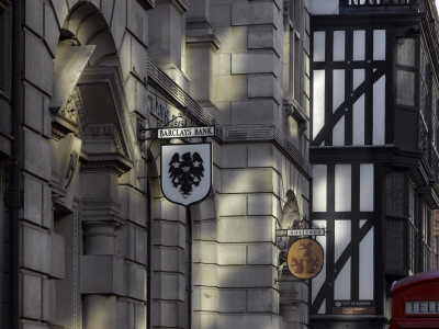 Signage, Fleet Street, London by Richard Bryant Pricing Limited Edition Print image