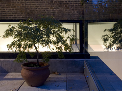 Glass Extension, Terrace Detail, Architect: Paul Archer Design by Will Pryce Pricing Limited Edition Print image