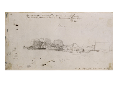 Les Environs De Kosterloren Pres De Trompenburg by Rembrandt Van Rijn Pricing Limited Edition Print image