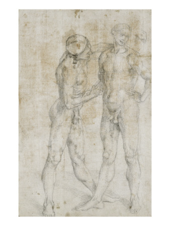 Homme Nu Tenant Par Les Epaules Un Homme Nu by Luca Signorelli Pricing Limited Edition Print image