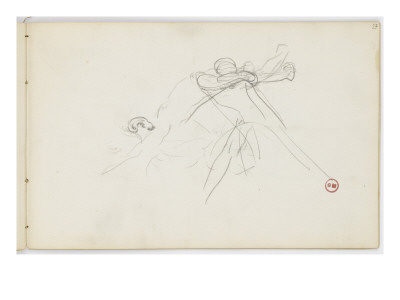 Carnet De Dessins : Etude D'archer, Deux Etudes D'oreilles by Gustave Moreau Pricing Limited Edition Print image