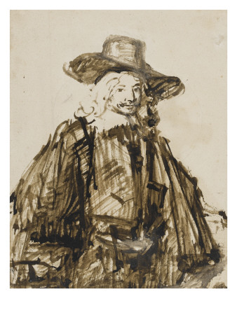 Etude Pour Un Portrait D'homme by Rembrandt Van Rijn Pricing Limited Edition Print image