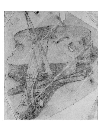 Etude D'un Instrument De Musique A Cordes by Leonard De Vinci Pricing Limited Edition Print image