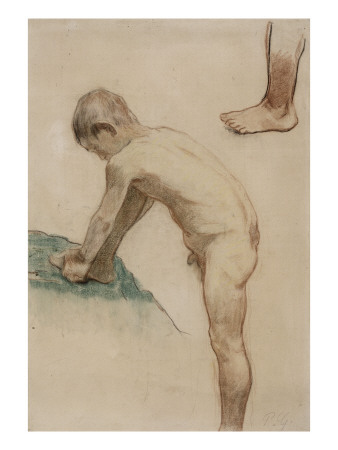 Jeune Garcon Nu Tenant Son Pied A Deux Mains by Paul Gauguin Pricing Limited Edition Print image