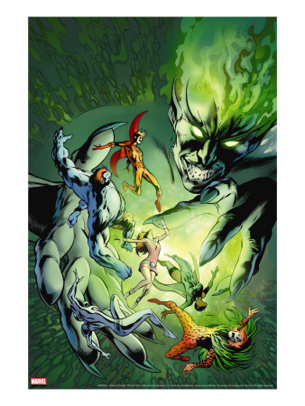 Clandestine #5 Cover: Marvel Universe by Davis Alan Pricing Limited Edition Print image
