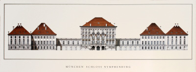 Schloss Nymphenburg by Munchen Pricing Limited Edition Print image