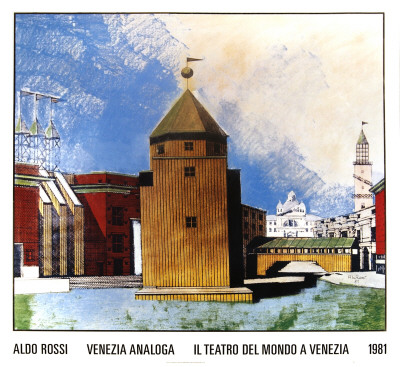Venezia Analoga, 1981 by Aldo Rossi Pricing Limited Edition Print image