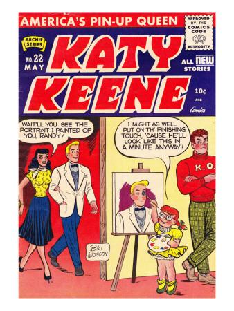 Archie Comics Retro: Katy Keene Comic Book Cover #22 (Aged) by Bill Woggon Pricing Limited Edition Print image