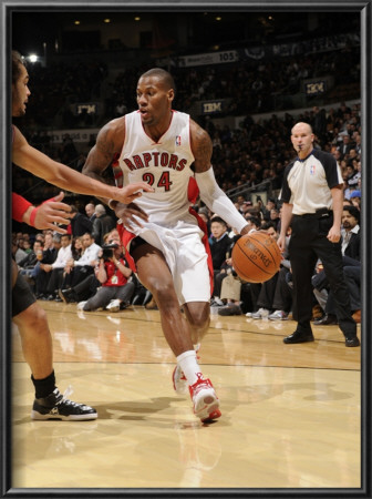 Chicago Bulls V Toronto Raptors: Joakim Noah And Sonny Weems by Ron Turenne Pricing Limited Edition Print image
